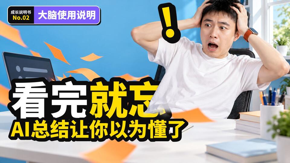看完AI总结，为什么一用就忘 封面